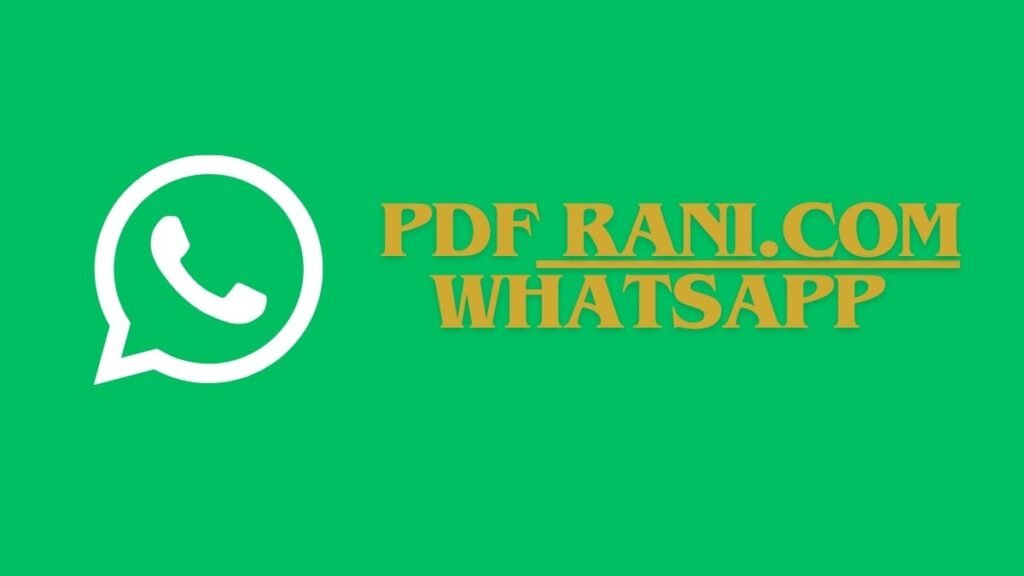 pdf rani.com whatsapp 
